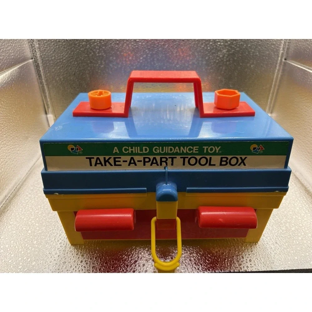 Vintage toy Take Apart Toolbox